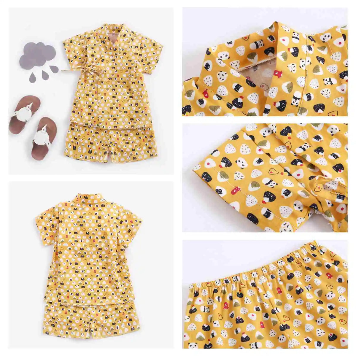 Sanlutoz Summer Baby Clothing Sets Cartoon Infant Boys Girls Pajamas Cotton Shirts + Shorts Casual