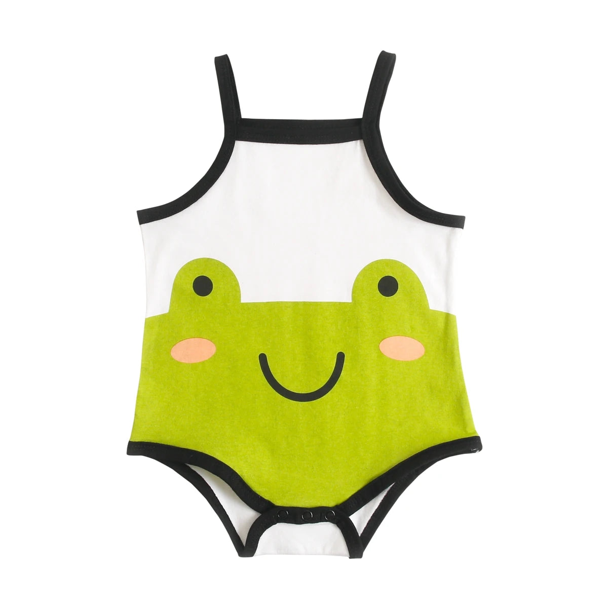 Sanlutoz Cute Cotton Summer Infants Boys Girls Bodysuits Sleeveless Baby Clothing Onesies Casual Cute