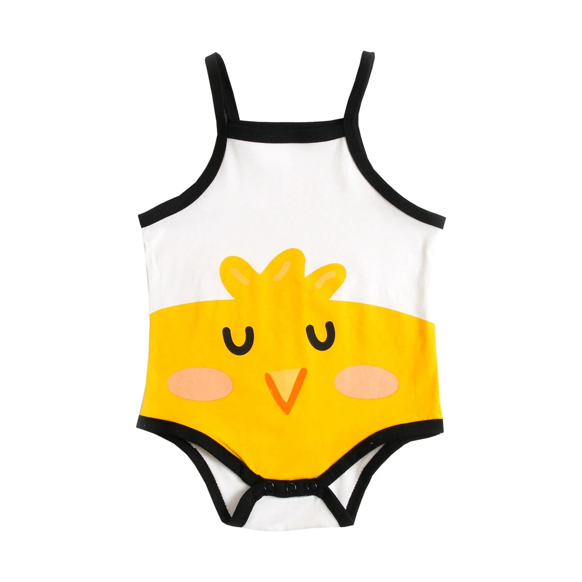 Sanlutoz Cute Cotton Summer Infants Boys Girls Bodysuits Sleeveless Baby Clothing Onesies Casual Cute