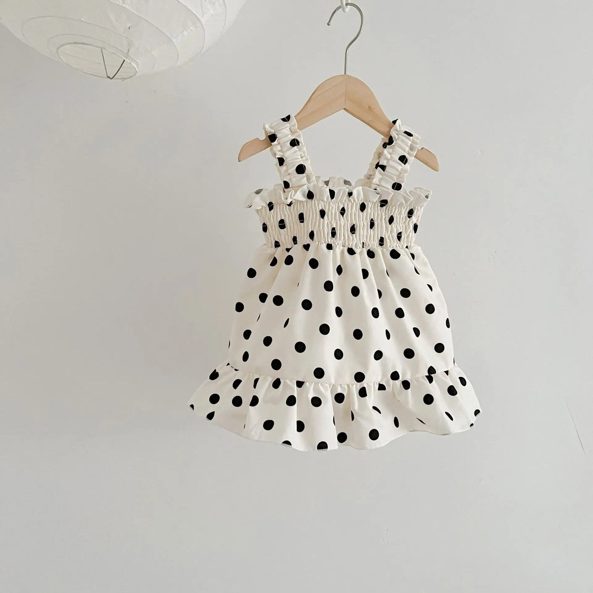 Summer Baby Halter Western Wave Point Princess Dress One-Piece Fashion Baby Clothing
