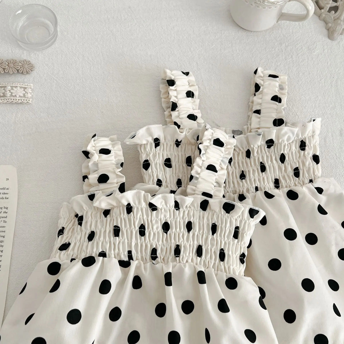 Summer Baby Halter Western Wave Point Princess Dress One-Piece Fashion Baby Clothing