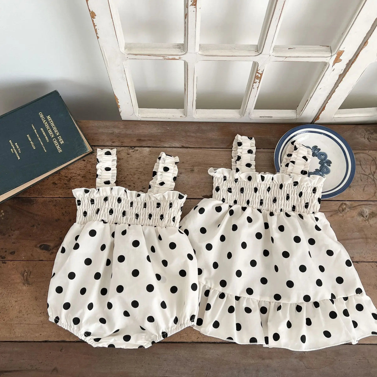 Summer Baby Halter Western Wave Point Princess Dress One-Piece Fashion Baby Clothing