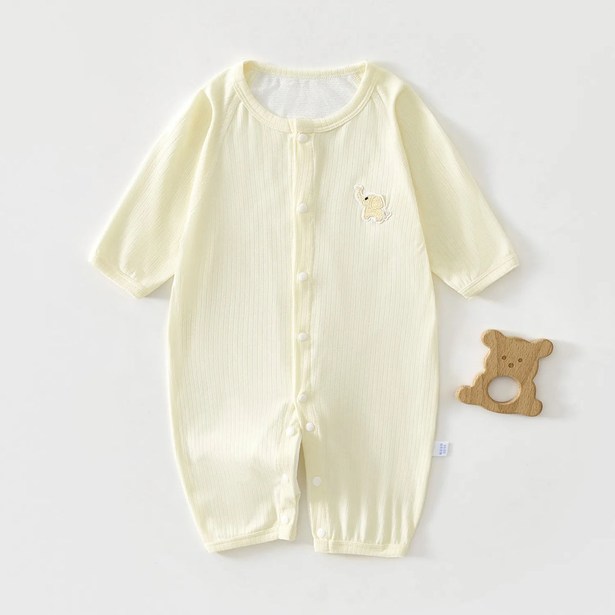 AYNIGIELL 2026 New Summer Baby Clothing Mesh Breathable Men's Baby Jumpsuit Long Sleeved Long Pants Mosquito Proof Baby Clothing