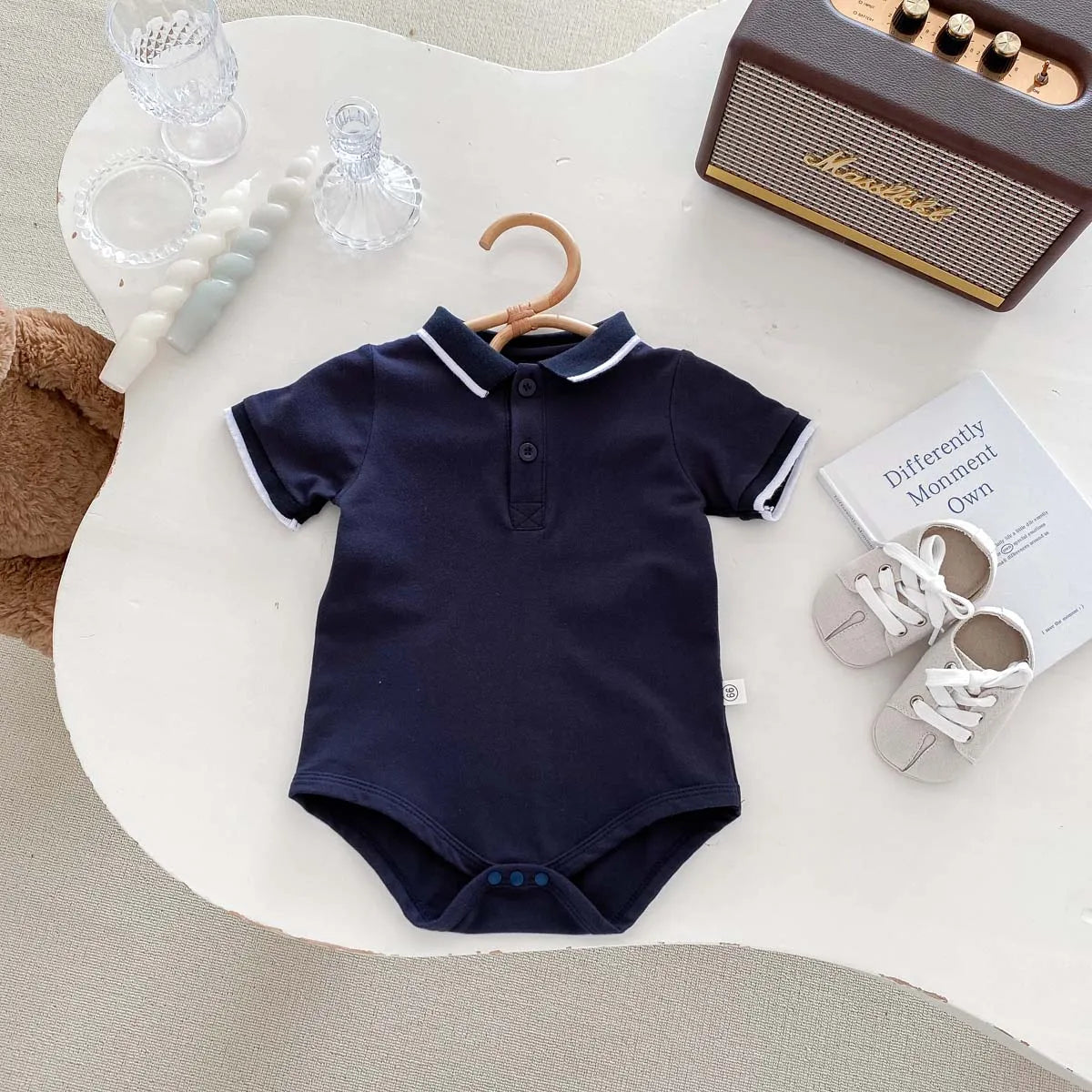 Summer Boys' Bodysuit Jumpsuit Style Baby Clothing 0-24 Months