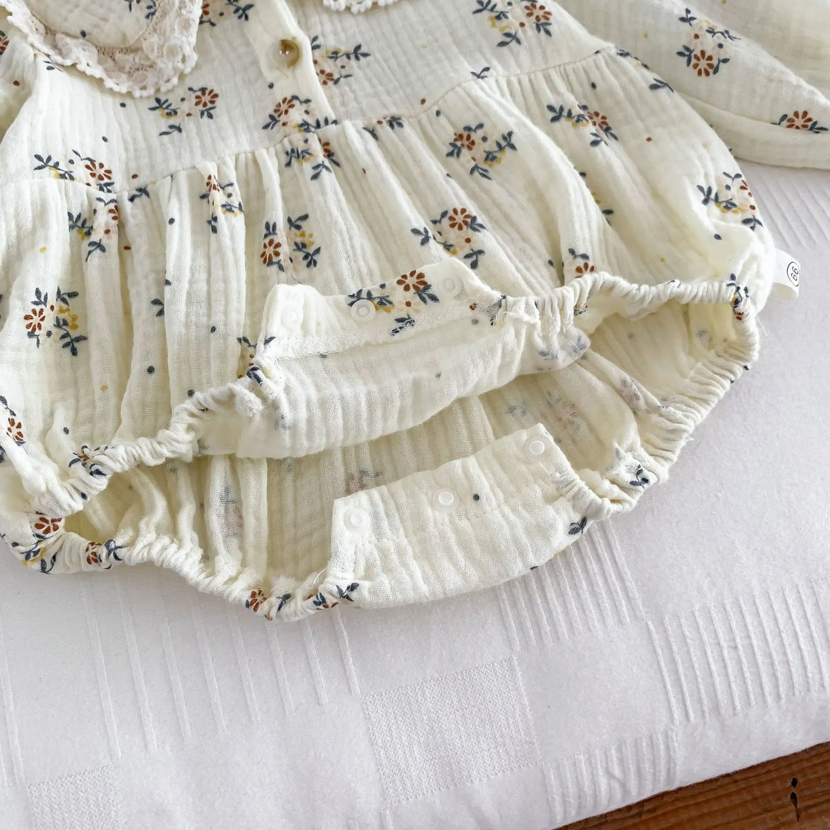Spring Baby Clothing Newborn Girls Romper+Hat Floral Infant Overalls 0-24Months Baby Outfits