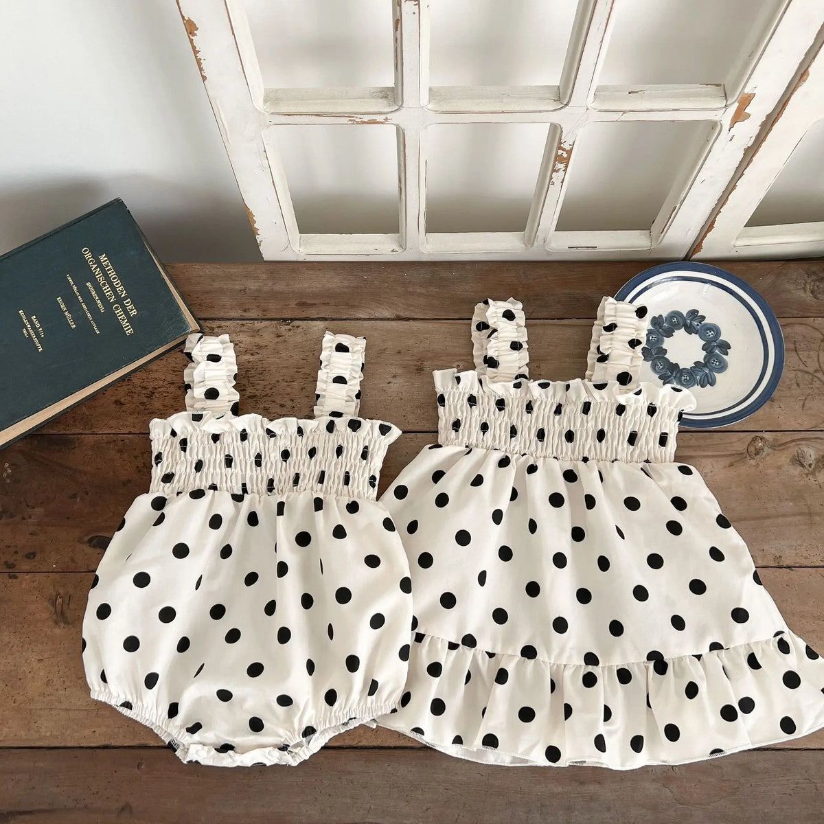 Summer Baby Halter Western Wave Point Princess Dress One-Piece Fashion Baby Clothing