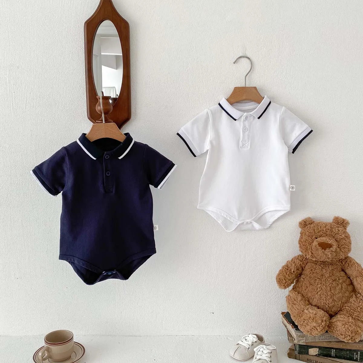 Summer Boys' Bodysuit Jumpsuit Style Baby Clothing 0-24 Months
