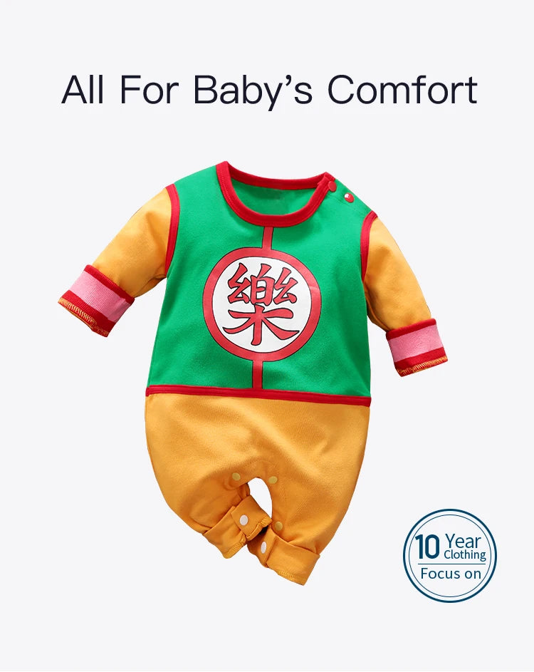 Newborn Clothing Cute Role-Playing Cotton Comfortable And Soft 0-18 Boys And Girls Spring And Autumn Long Sleeved Baby Jumpsuit