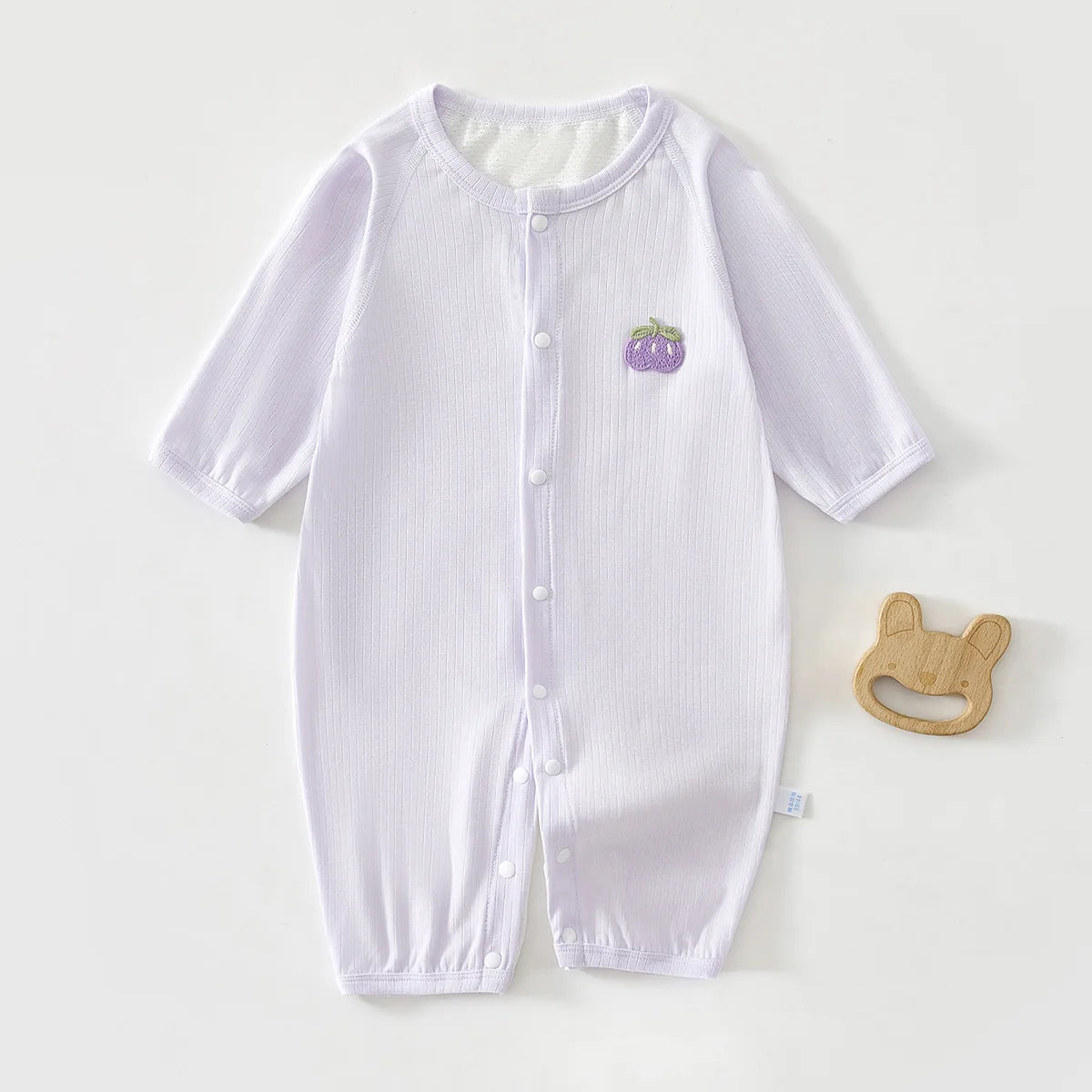 AYNIGIELL 2026 New Summer Baby Clothing Mesh Breathable Men's Baby Jumpsuit Long Sleeved Long Pants Mosquito Proof Baby Clothing