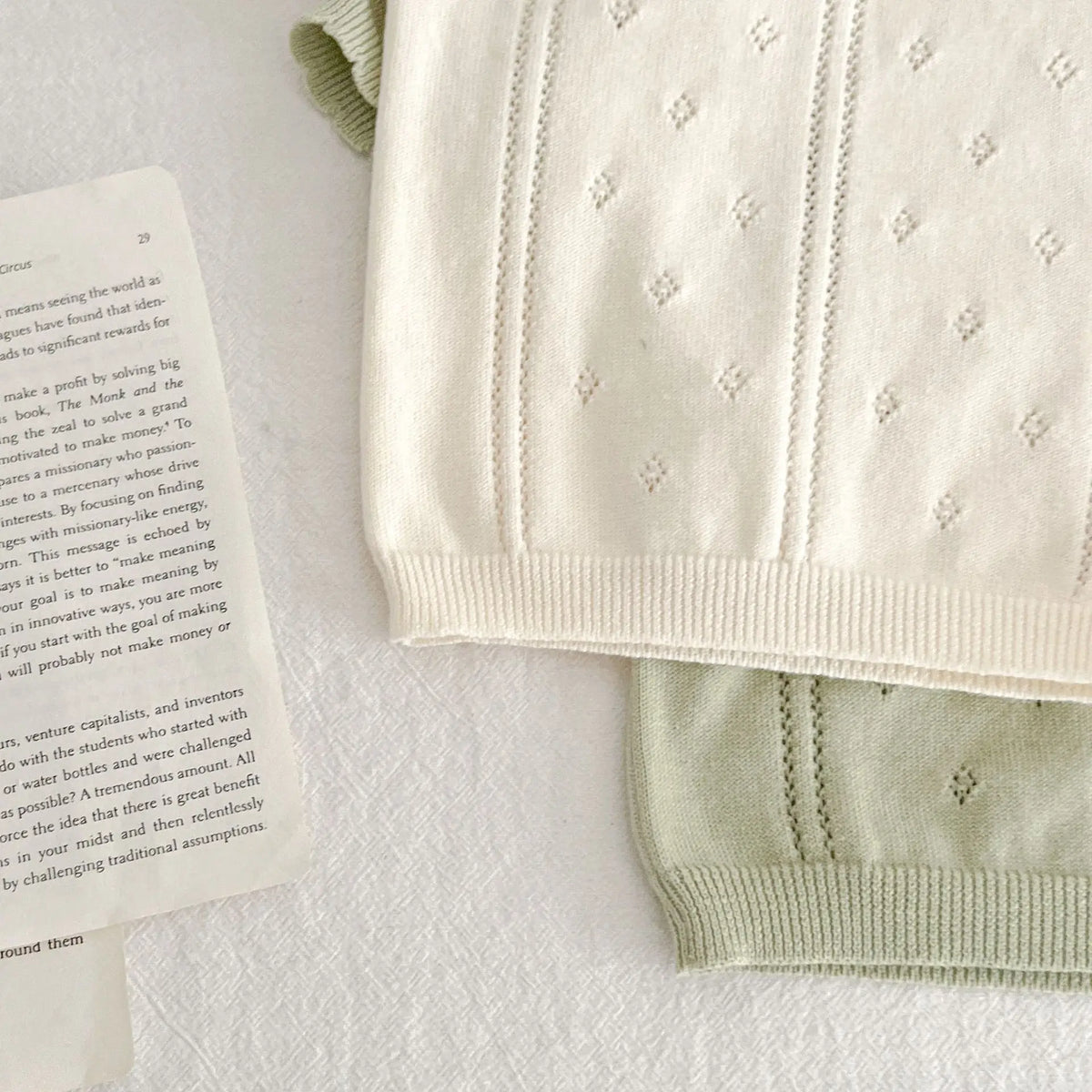 0-18M Summer Baby Clothing Set Hollow Out Knit Tee Tops Shorts Girls Suit Kids Fashion Baby Clothing 2Pcs Set