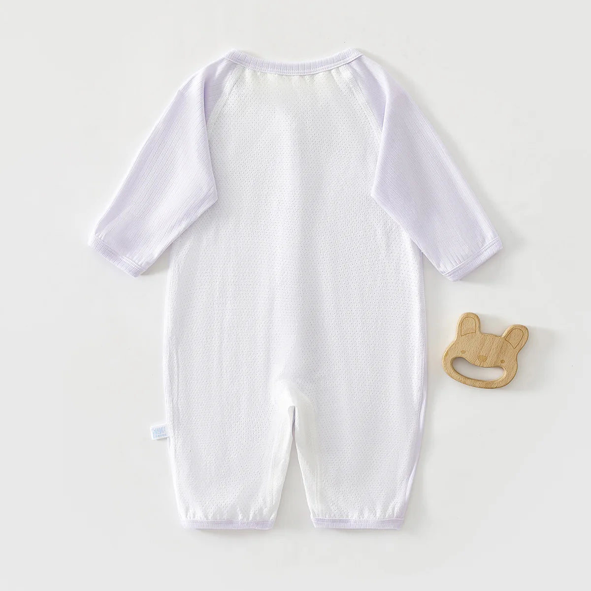 AYNIGIELL 2026 New Summer Baby Clothing Mesh Breathable Men's Baby Jumpsuit Long Sleeved Long Pants Mosquito Proof Baby Clothing