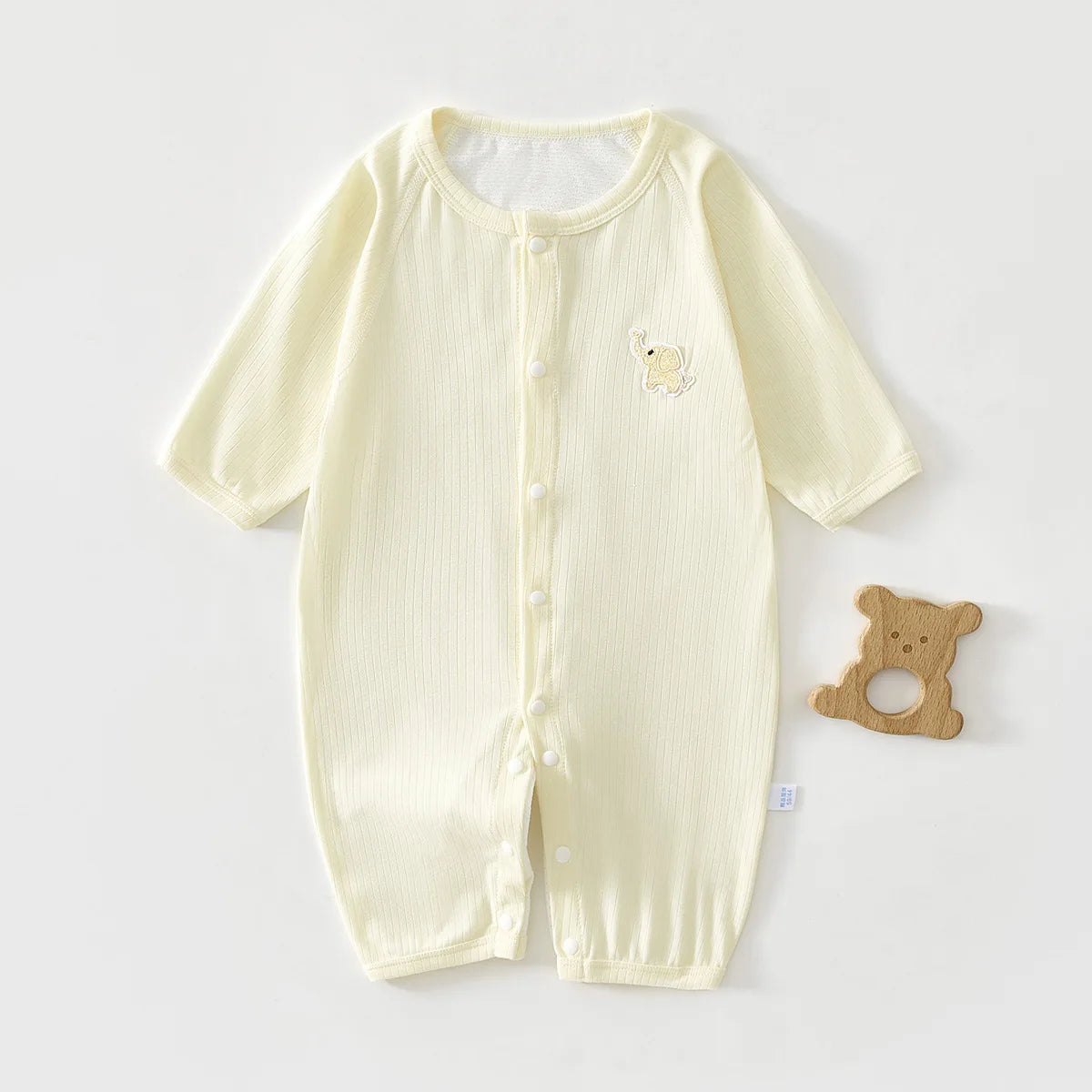 AYNIGIELL 2026 New Summer Baby Clothing Mesh Breathable Men's Baby Jumpsuit Long Sleeved Long Pants Mosquito Proof Baby Clothing