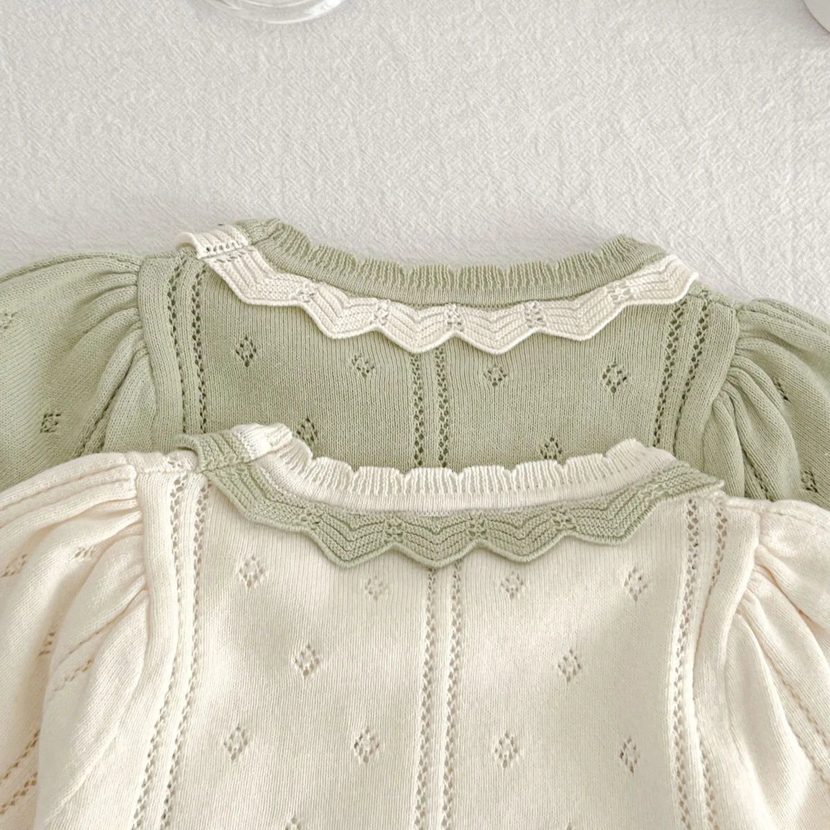 0-18M Summer Baby Clothing Set Hollow Out Knit Tee Tops Shorts Girls Suit Kids Fashion Baby Clothing 2Pcs Set